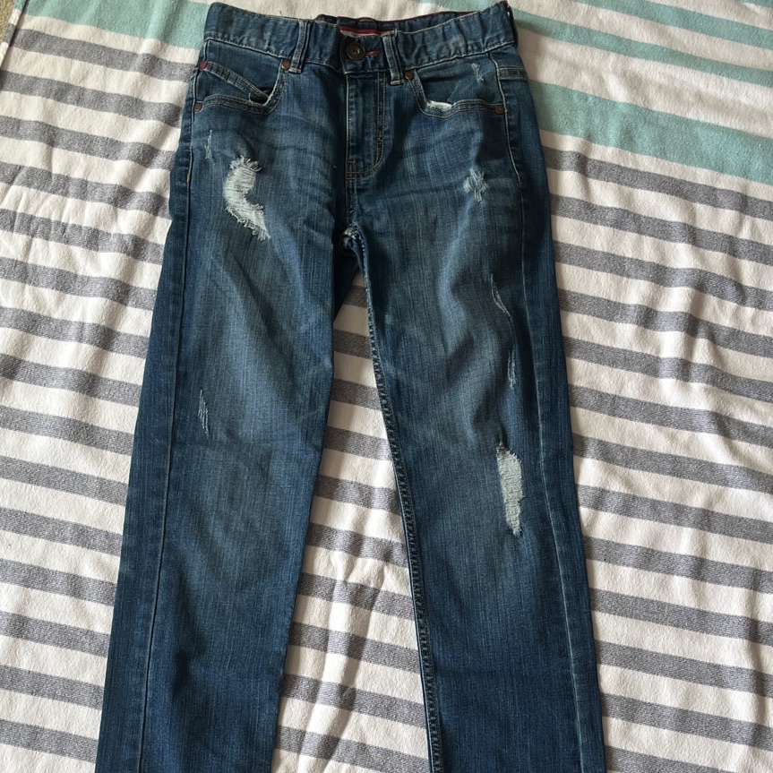 Tommy Hilfiger Boy’s Dark Blue Straight Jeans